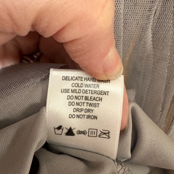 Biscotti Silver Sequin Formal Dress - Picture 4 of 6